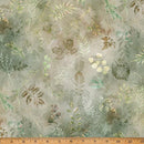 HFF Tree Line Leaves - W5435-98 Moss - Cotton Fabric