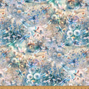 HFF Wings Over Wildflowers - 5701-D7 Dusty Blue - Cotton Fabric