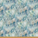 HFF Wings Over Wildflowers - 5704-F7 French Blue - Cotton Fabric