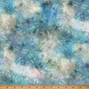 HFF Wings Over Wildflowers - 5706-41 Aqua - Cotton Fabric