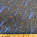 HFF Wish Upon A Night - Y5879-19 Navy - Cotton Metallic Fabric