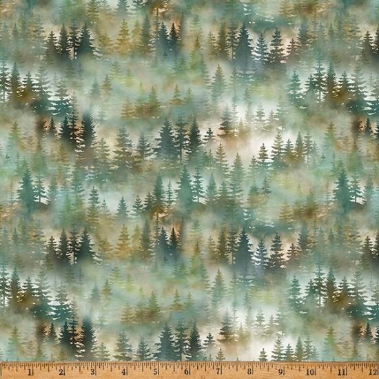 HFF Woodsy and Whimsy - V5285-521 Mist - Cotton Fabric