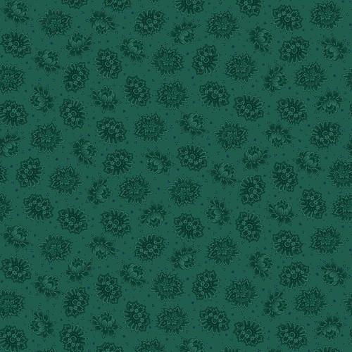 HG Autumn Farmhouse - 966-77 Teal - Cotton Fabric