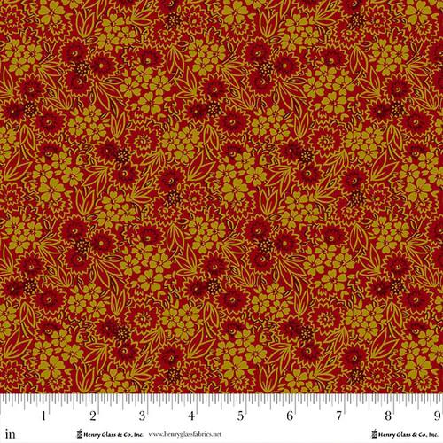 HG Baubles & Balsam - 979-88 Cranberry - Cotton Fabric