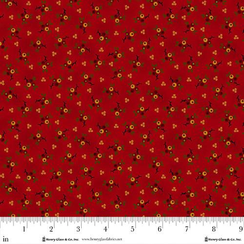 HG Baubles & Balsam - 982-88 Cranberry - Cotton Fabric