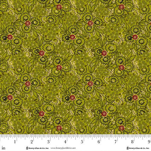 HG Baubles & Balsam - 991-66 Evergreen - Cotton Fabric