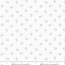 HG Best Of Quilter's Flour Ditzy Floral - 2648-01W White On White - Cotton Fabric