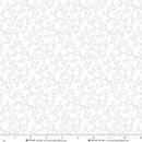 HG Best Of Quilter's Flour Dotted Swirl - 2640-01W White On White - Cotton Fabric