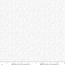HG Best Of Quilter's Flour Small Loops - 2647-01W White On White - Cotton Fabric