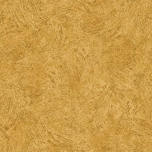 HG Brushstrokes - 3200-33 Gold - Cotton Fabric