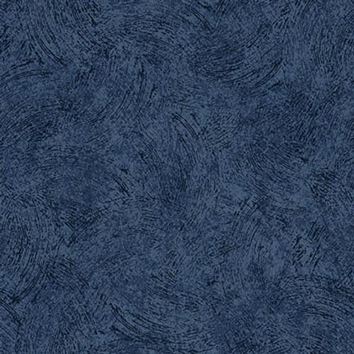 HG Brushstrokes - 3200-77 Indigo - Cotton Fabric