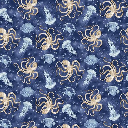 HG Cobalt Seas - 1369-77 Navy - Cotton Fabric