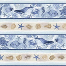 HG Cobalt Seas - 1371-14 Multi - Cotton Fabric