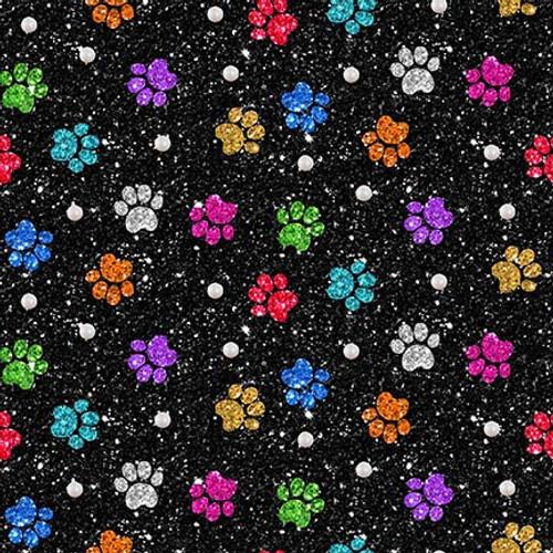 HG Diva Pups - 1739-99 Black - Cotton Fabric