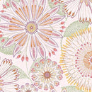 HG Flora Dora Floral Medallions 108" - 3350W-22 Blush - Cotton Fabric