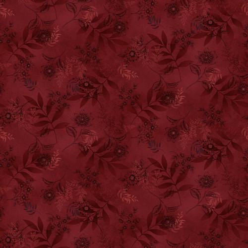 HG Flossie's Flowers - 3369-88 Red - Cotton Fabric