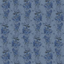 HG Flossie's Flowers - 3370-77 Blue - Cotton Fabric
