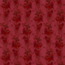 HG Flossie's Flowers - 3370-88 Red - Cotton Fabric