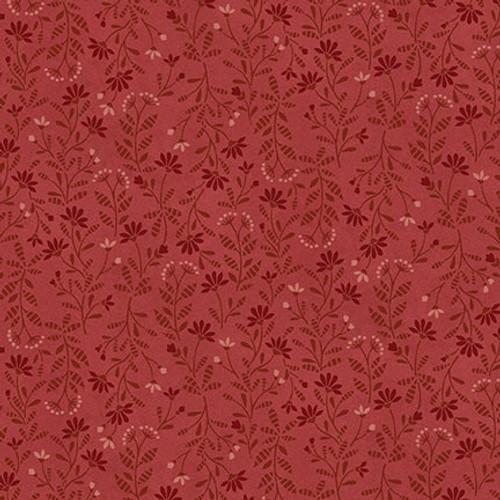 HG Flossie's Flowers - 3371-88 Red - Cotton Fabric