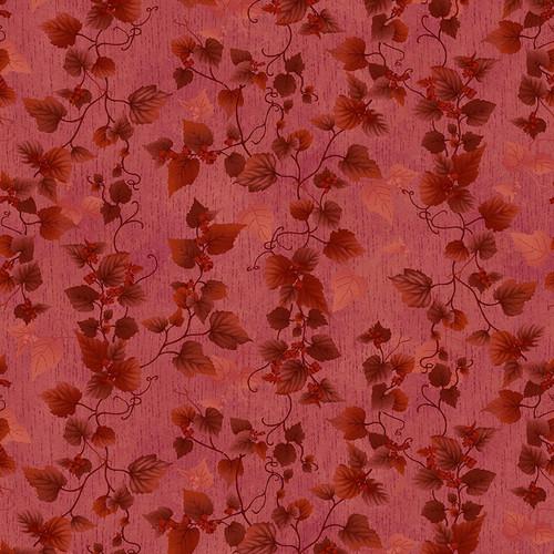 HG Flossie's Flowers - 3375-88 Red - Cotton Fabric