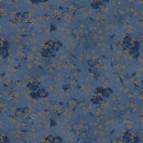 HG Flossie's Flowers - 3377-77 Blue - Cotton Fabric