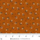 HG Flower Pot Prints - 1106-30 Orange - Cotton Fabric