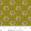HG Flower Pot Prints - 1111-66 Green - Cotton Fabric