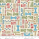 HG Home Is Where The Dog Is II - 1865-44 Cream - Cotton Fabric