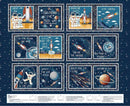 HG Milky Way - Glow - 2121BPG-78 Navy - Cotton Fabric