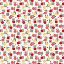 HG Nana Mae 8 - 1490-08 Cream/Red - Cotton Fabric