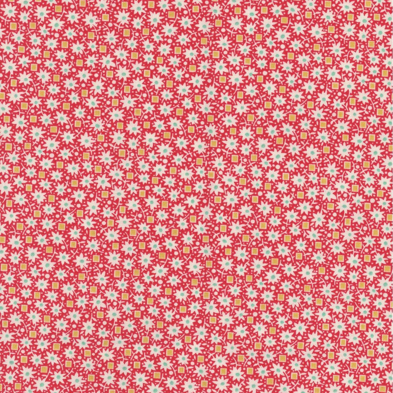 HG Nana Mae 8 - 1492-88 Red - Cotton Fabric