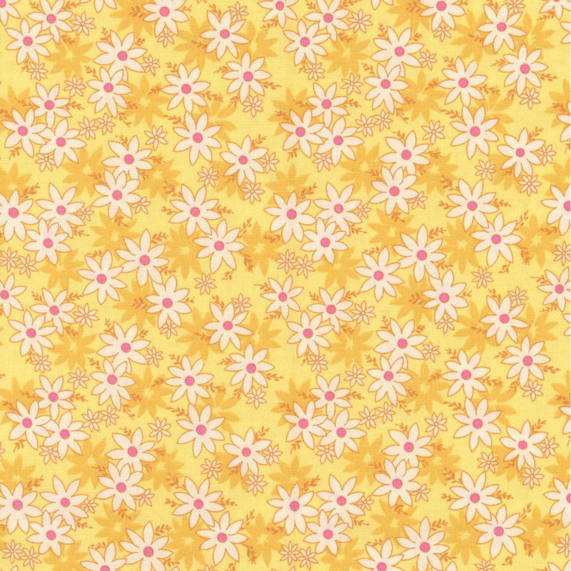 HG Nana Mae 8 - 1493-44 Yellow - Cotton Fabric