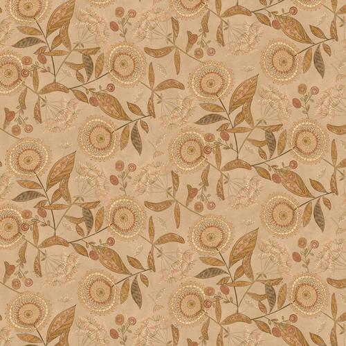 HG Oak And Maple - 3285-33 Tan - Cotton Fabric