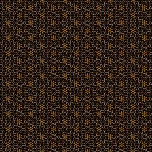 HG Oak And Maple - 3287-93 Black/Umber - Cotton Fabric