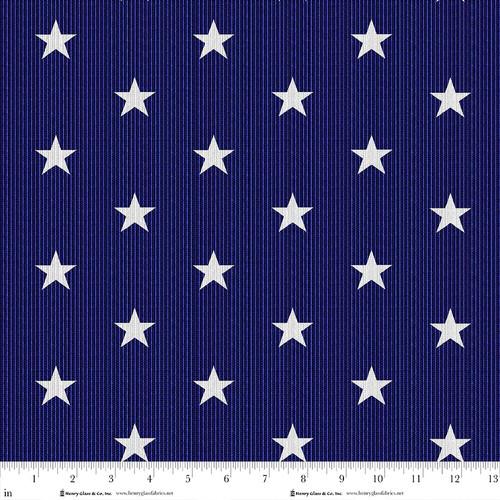 HG Patriotic Pop - 3476-77 Navy - Cotton Fabric