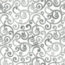 HG Scarlet Days & Nights - 3303-11 White - Cotton Fabric
