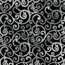 HG Scarlet Days & Nights - 3303-99 Black - Cotton Fabric
