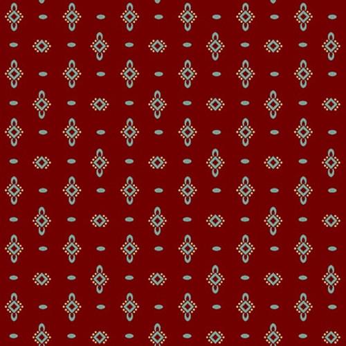 HG Scrap Basket Favorites - 1505-88 Cranberry - Cotton Fabric