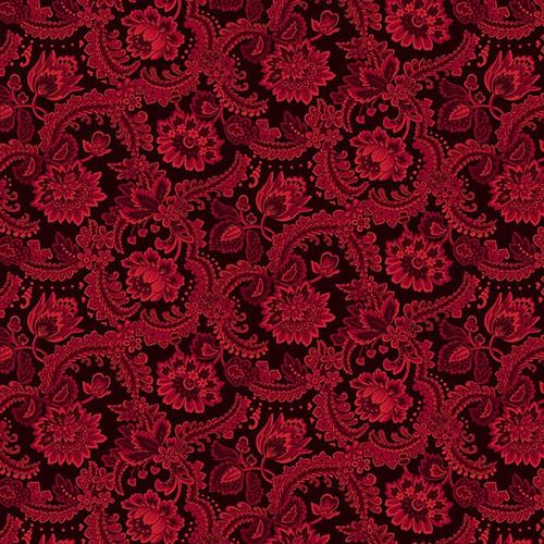 HG Scrap Basket Favorites - 1506-88 Cranberry - Cotton Fabric