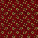 HG Scrap Basket Favorites - 1510-88 Cranberry - Cotton Fabric