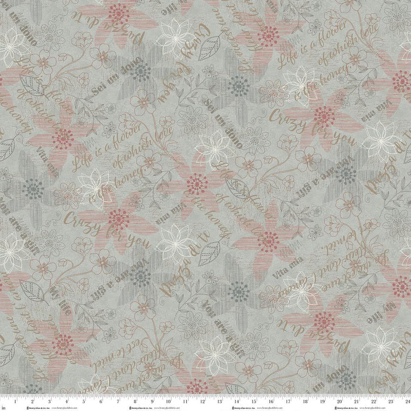 HG Simply Charming - 3498-17 Blue - Cotton Fabric