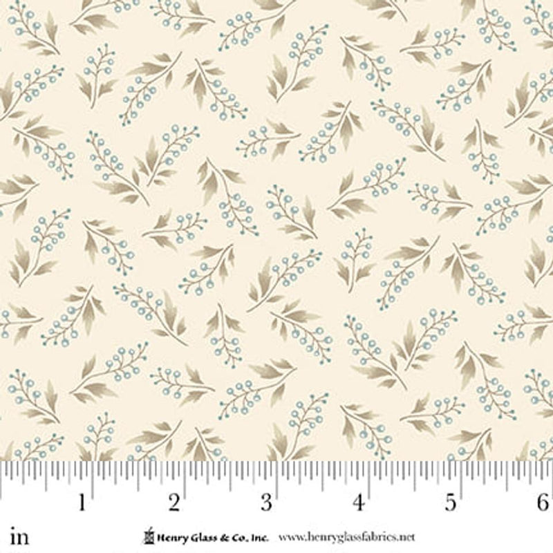 HG Simply Charming - 3502-47 Cream Blue - Cotton Fabric
