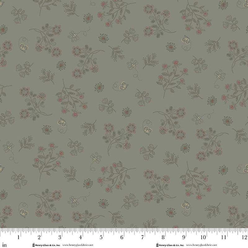 HG Simply Charming - 3504-17 Blue - Cotton Fabric