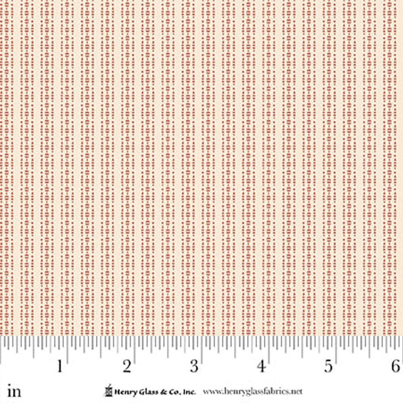 HG Simply Charming - 3510-84 Red Cream - Cotton Fabric