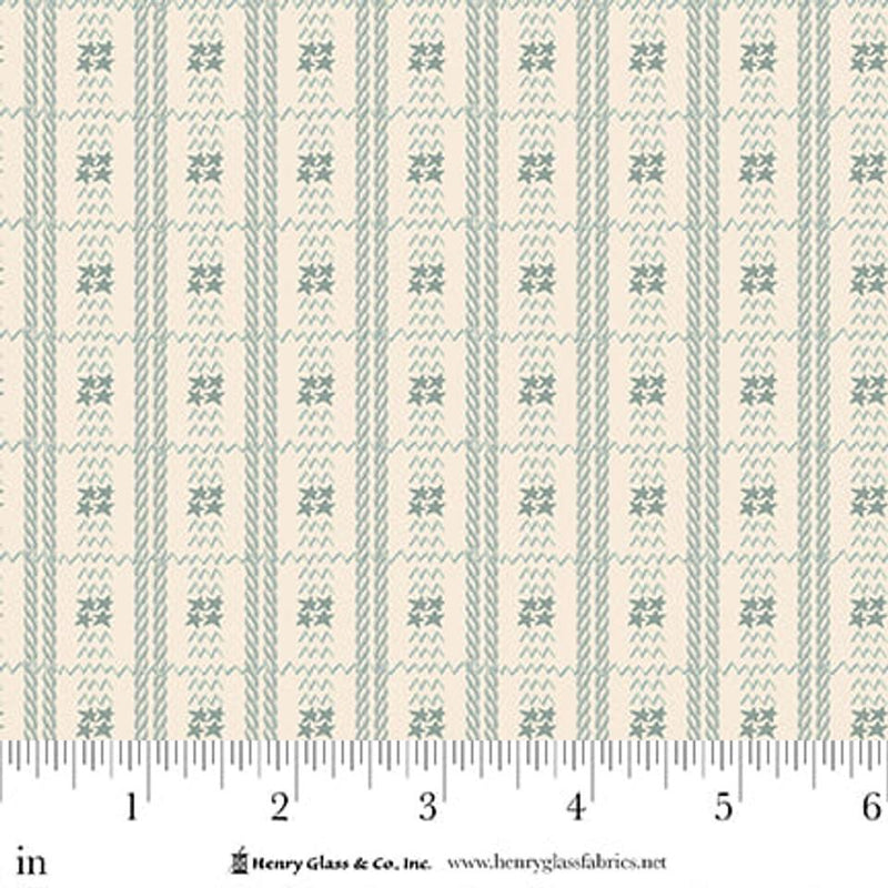 HG Simply Charming - 3511-37 Cream Blue - Cotton Fabric