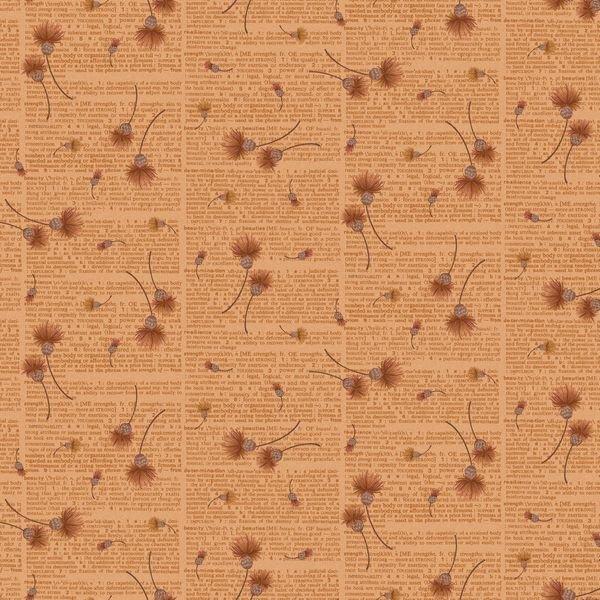 HG Thistle & Rye - 3466-35 Orange - Cotton Fabric