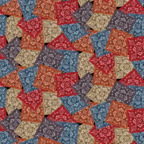 HG Western View - 1600-87 Multi - Cotton Fabric