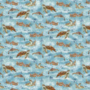 HG Window To Paradise - 2328-11 Bay Blue - Cotton Fabric