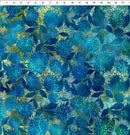 ITB Allure Mums - 3ALR-2 Blue - Cotton Fabric