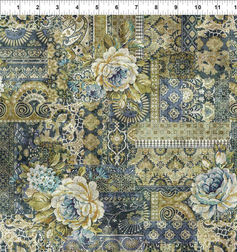 ITB Carpet Bag Romance Carpet - 3CBR-1 Blue - Cotton Fabric